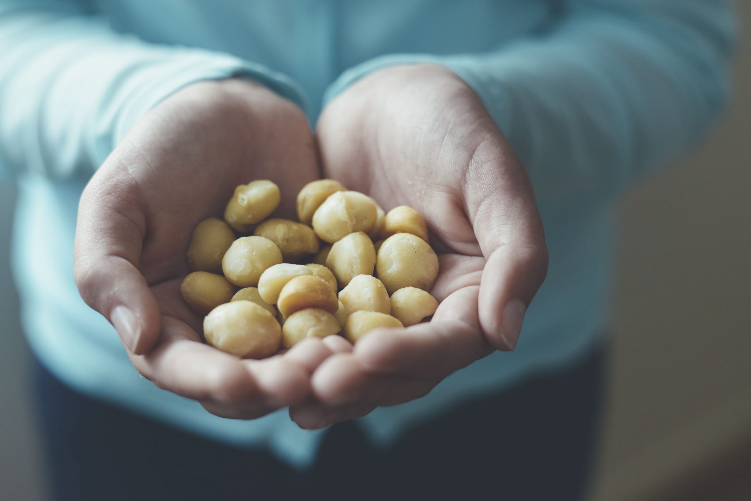 A handful of macadamia nuts is a perfect keto-approved snack.