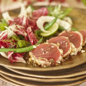 1711 Macadamia crusted tuna with summer salad and macadamia dressing (4)