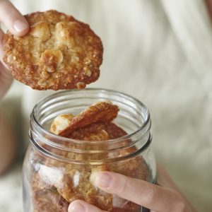 Macadamia Anzac biscuits