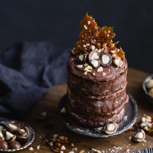 Chocolate Macadamia & Black Sesame Cake (High Res Portrait) 2