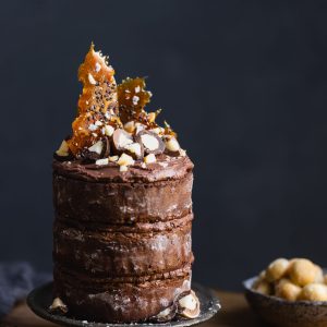 Chocolate Macadamia & Black Sesame Cake (High Res Portrait) 5