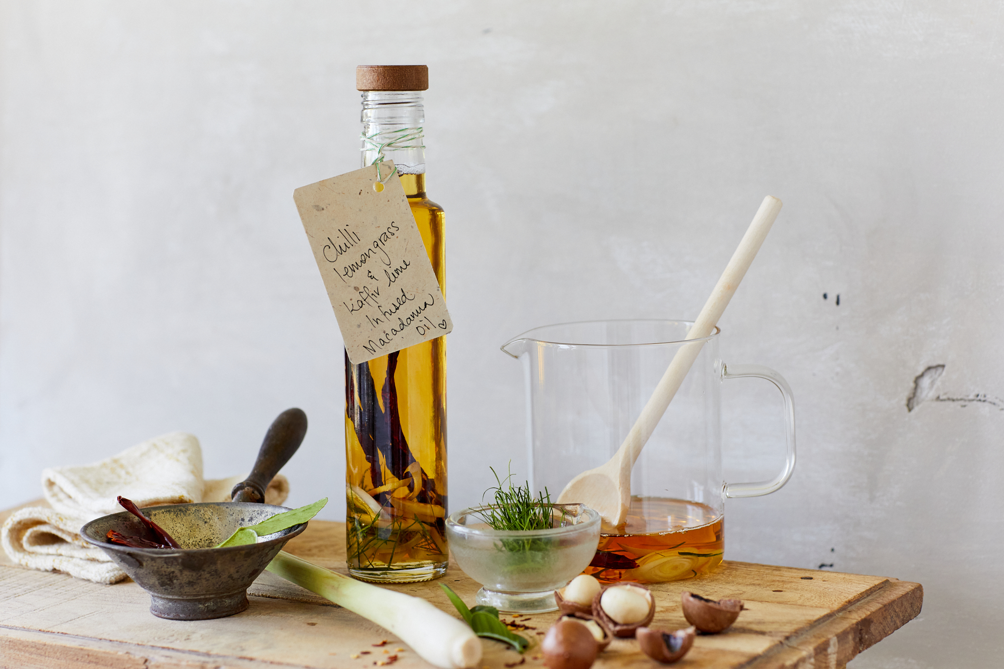 Macadamia oil infused with Thai flavours - Australian Macadamias