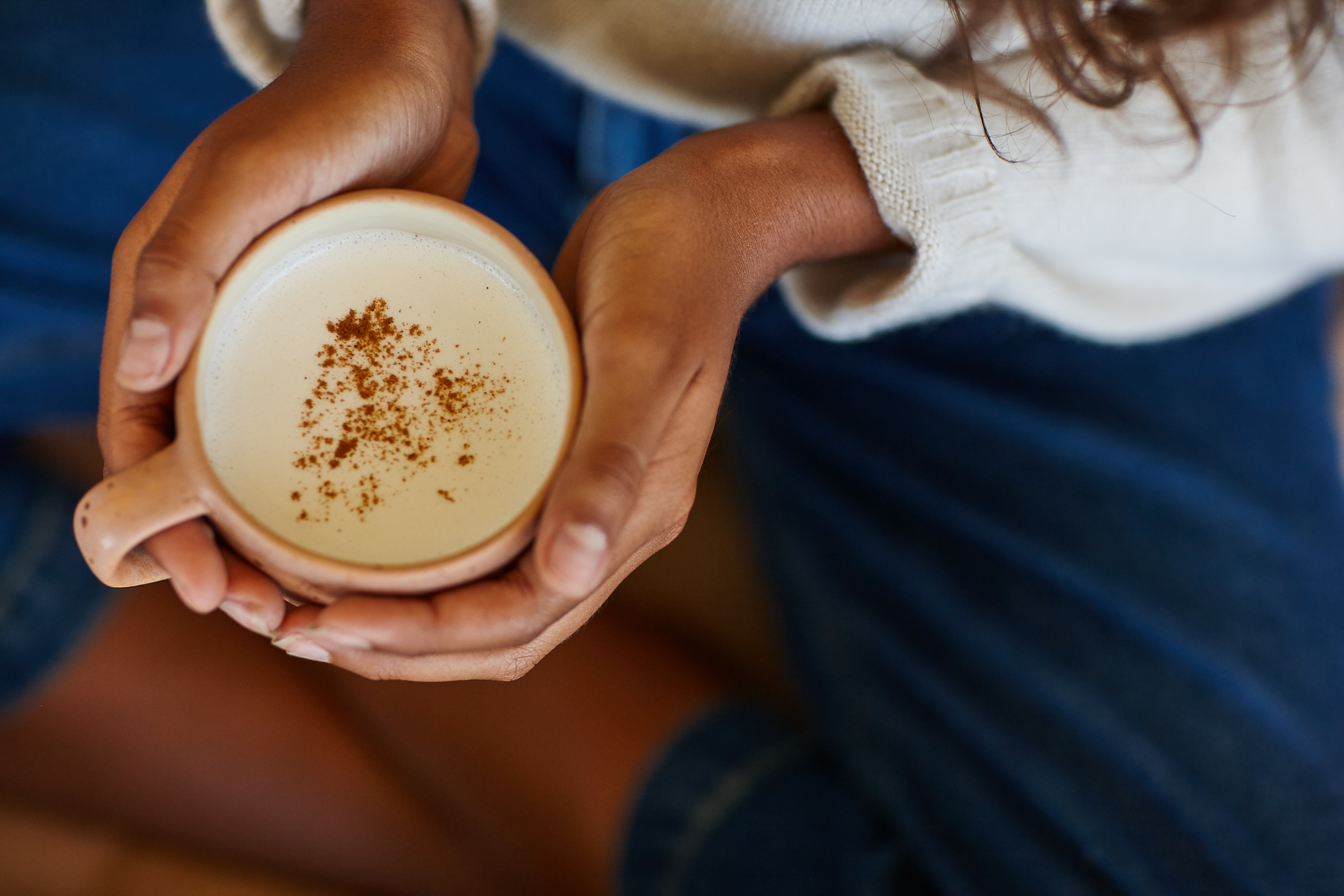 Warm spice infused macadamia milk with warming spiced macadamias - Australian Macadamias