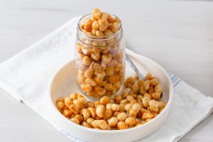 Air fryer honey roasted macadamias