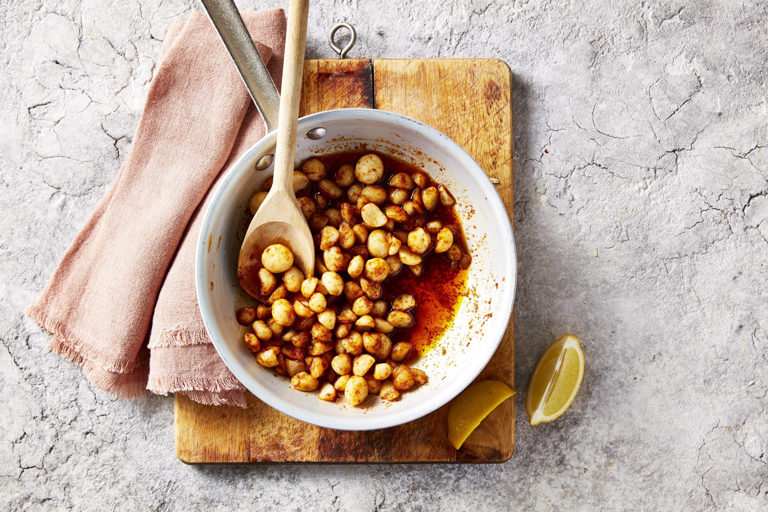 Spiced macadamia vinaigrette - Australian Macadamias