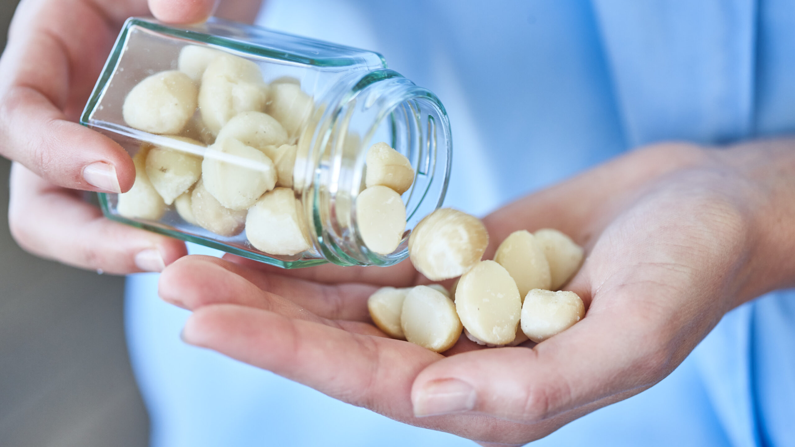 Enjoy a handful or more of macadamias everyday