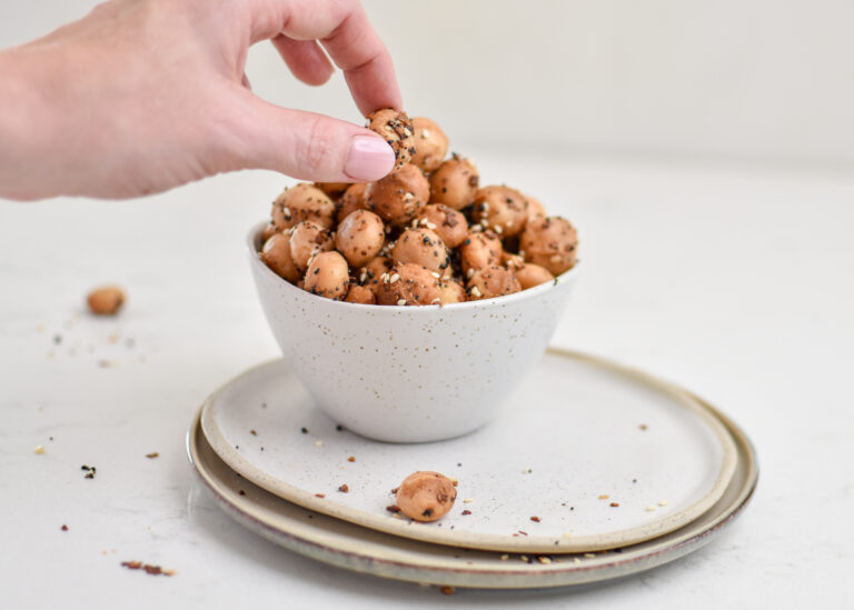 Everything bagel macadamias roasted in the air fryer