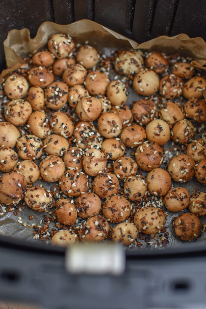 Everything bagel seasoned macadamias