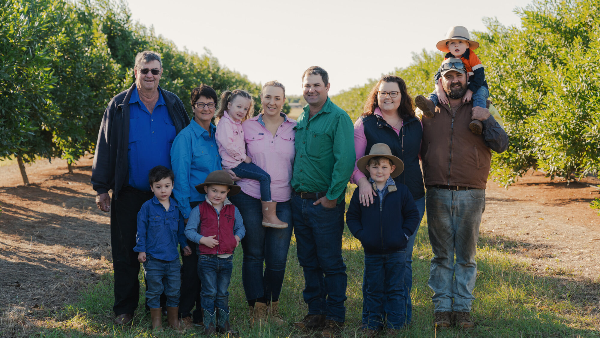 The Nielson Family, macadamia farmers in QLD.