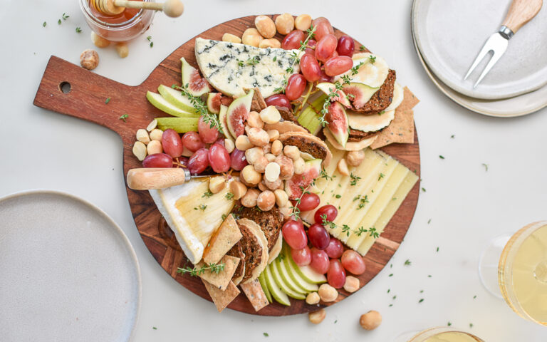 The Rule of 3 Cheese Platter with Macadamia Nuts
