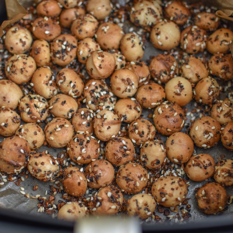 Everything bagel seasoned macadamias