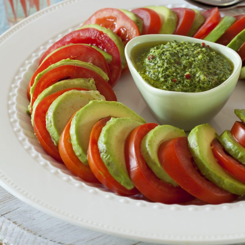 1211 Tomato and avocado salad with macadamia and coriander dressing (2) copy