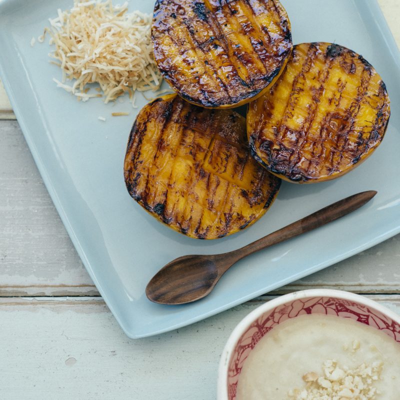 Make this macadamia, coconut & ginger sauce