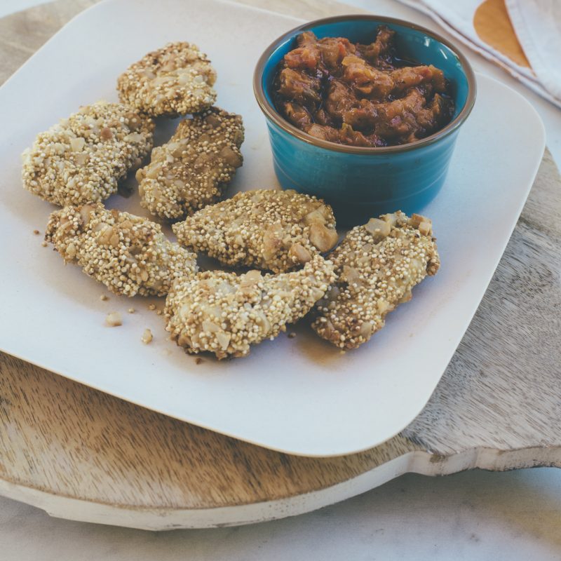 Homemade and healthy kids chicken nuggets