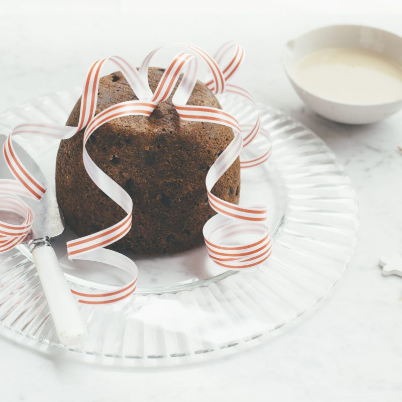 1409 Macadamia christmas pudding with Marsala custard (4)