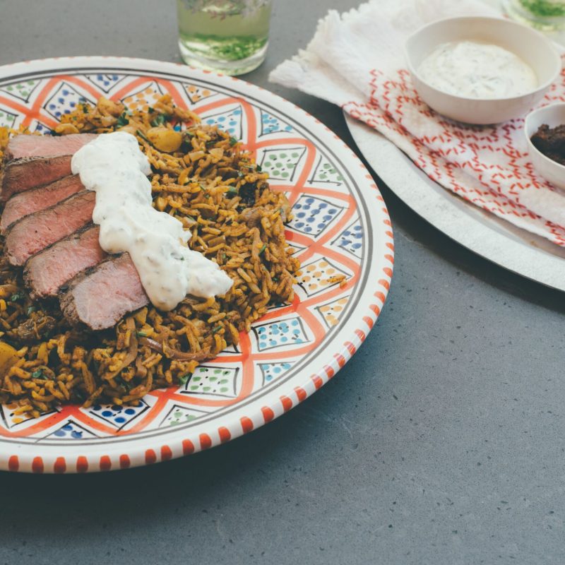 Macadamia nut rice pilaf