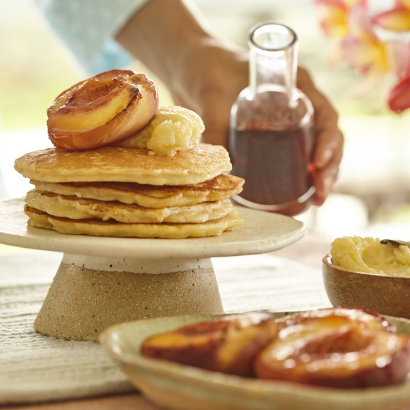 Gluten free macadamia pancakes