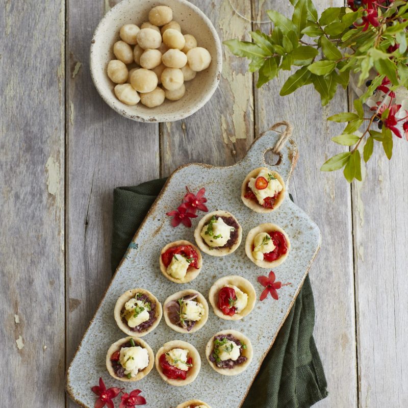 1912 Christmas canape macadamia tartlets (1)