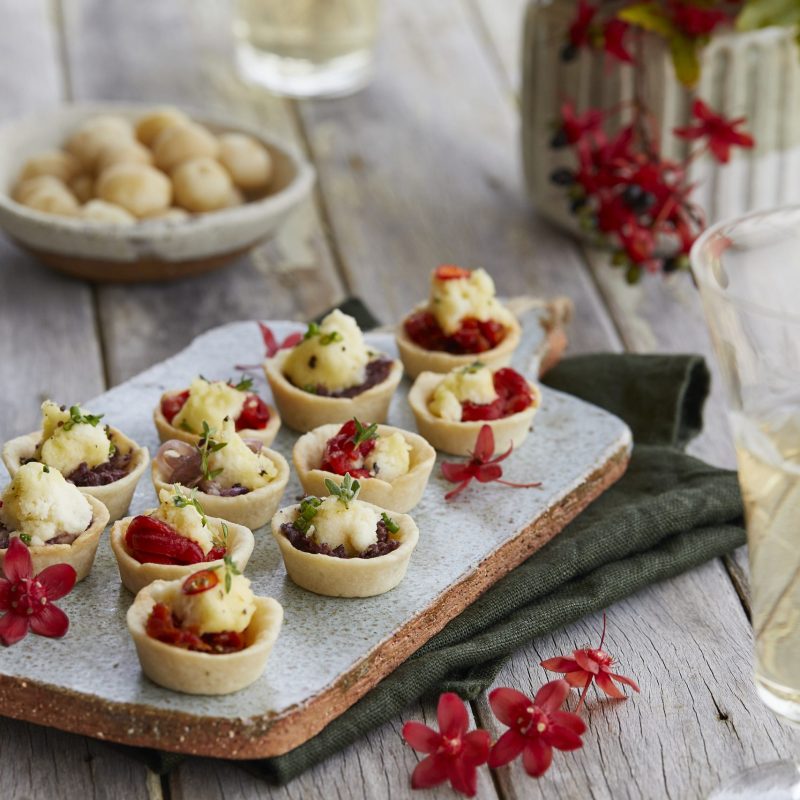 1912 Christmas canape macadamia tartlets (12)