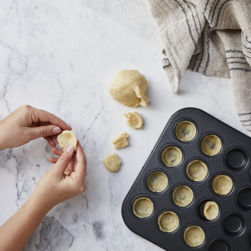 1912 Christmas canape macadamia tartlets - step 3 (2)