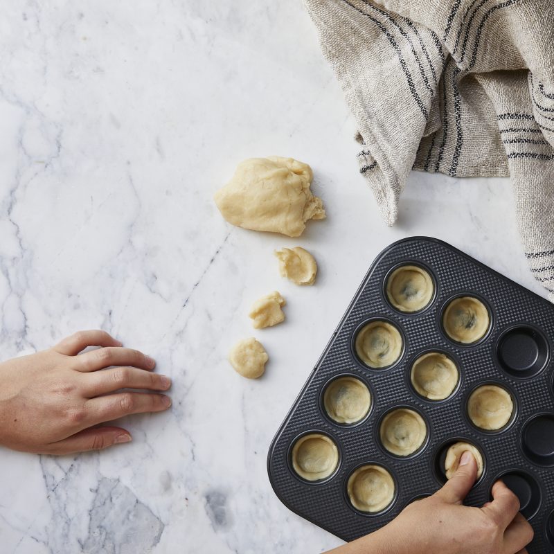 1912 Christmas canape macadamia tartlets - step 3 (3)