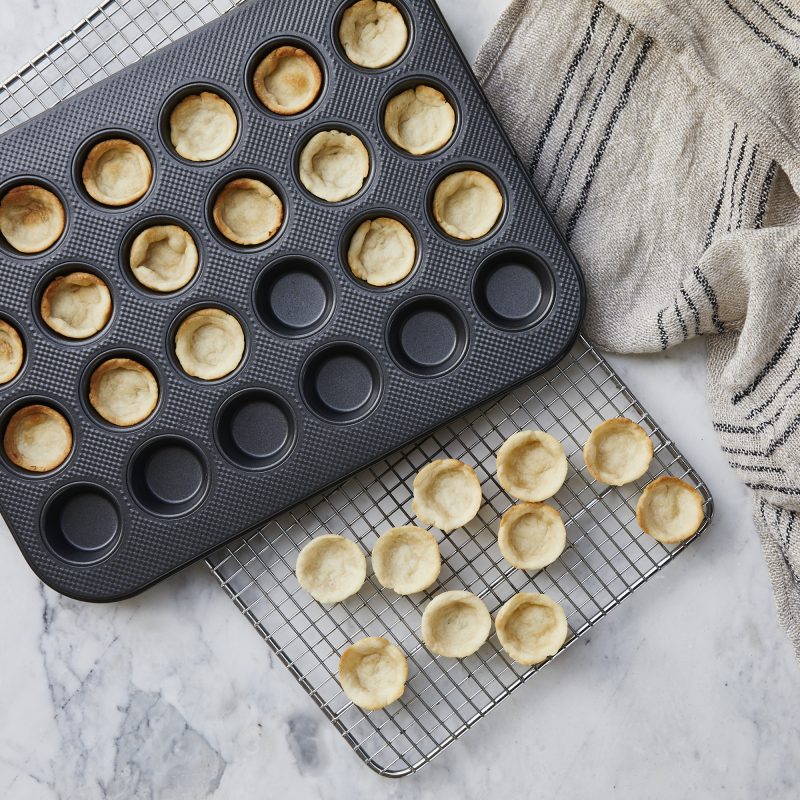 1912 Christmas canape macadamia tartlets - step 4