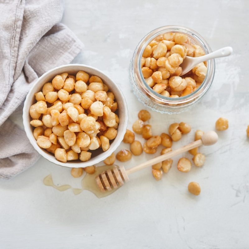 Updated honey roasted macadamias recipe