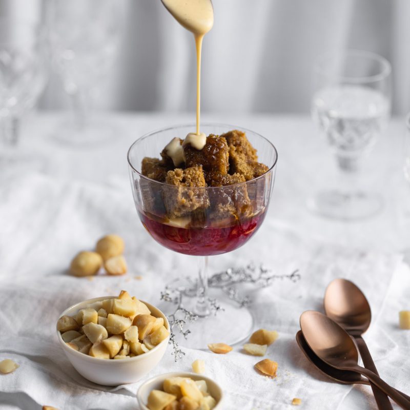 Macadamia Gingerbread & Raspberry Trifle (High Res Portrait) 7
