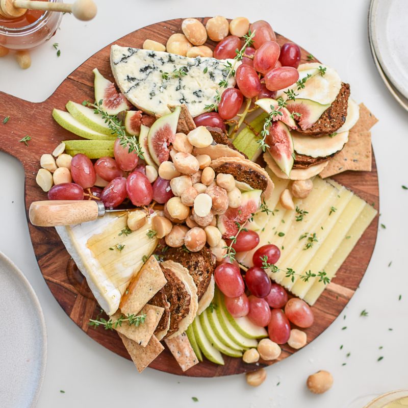 The Rule of 3 Cheese Platter with Macadamia Nuts