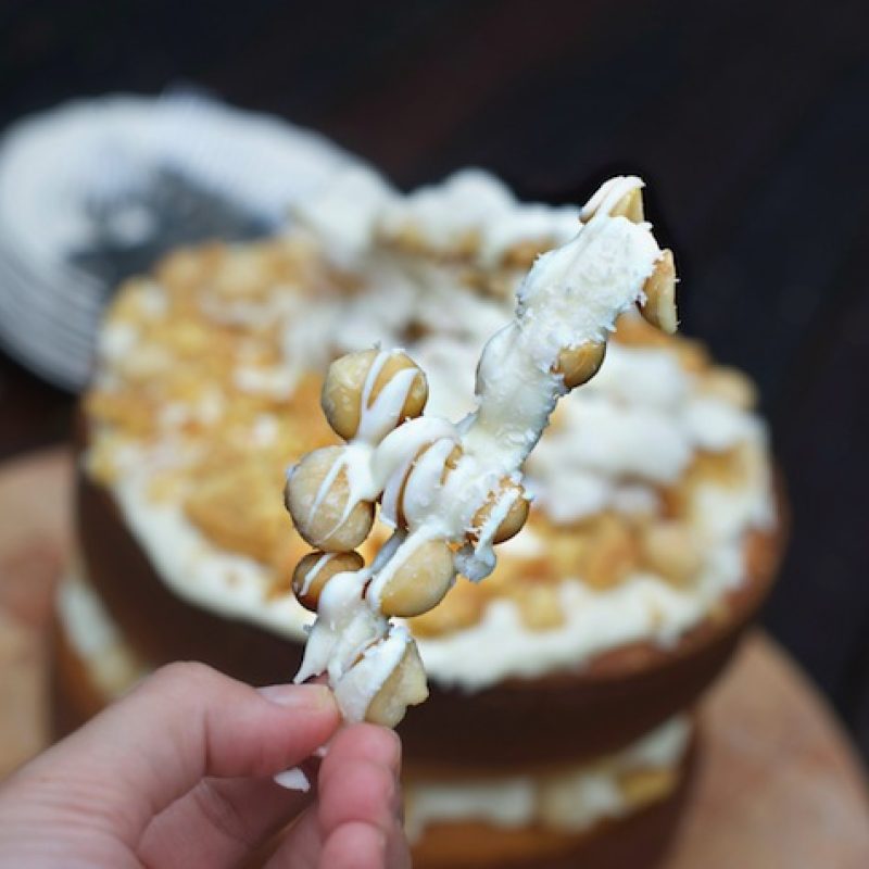phoodie's macadamia extravaganza cake